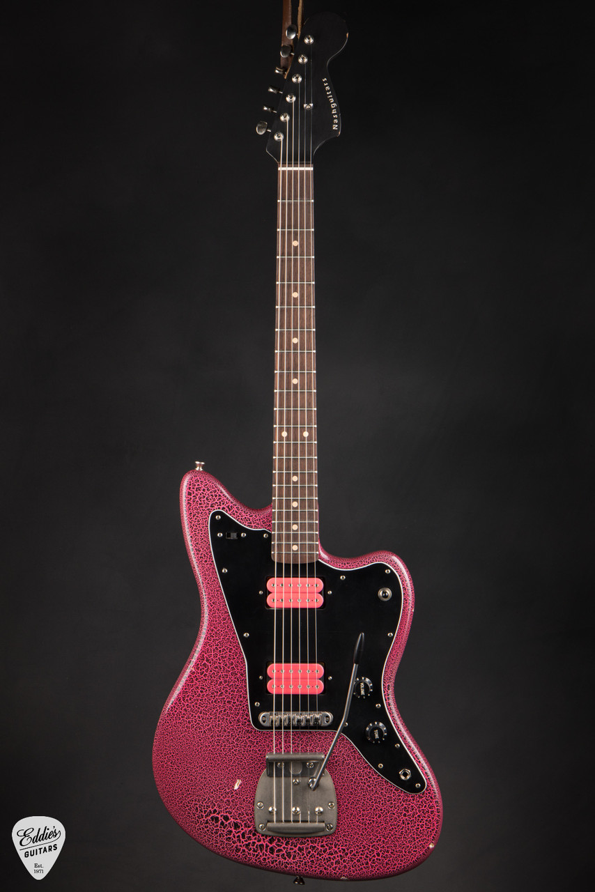 Nash JM63 - Crackle Pink/Black - Eddie's Guitars