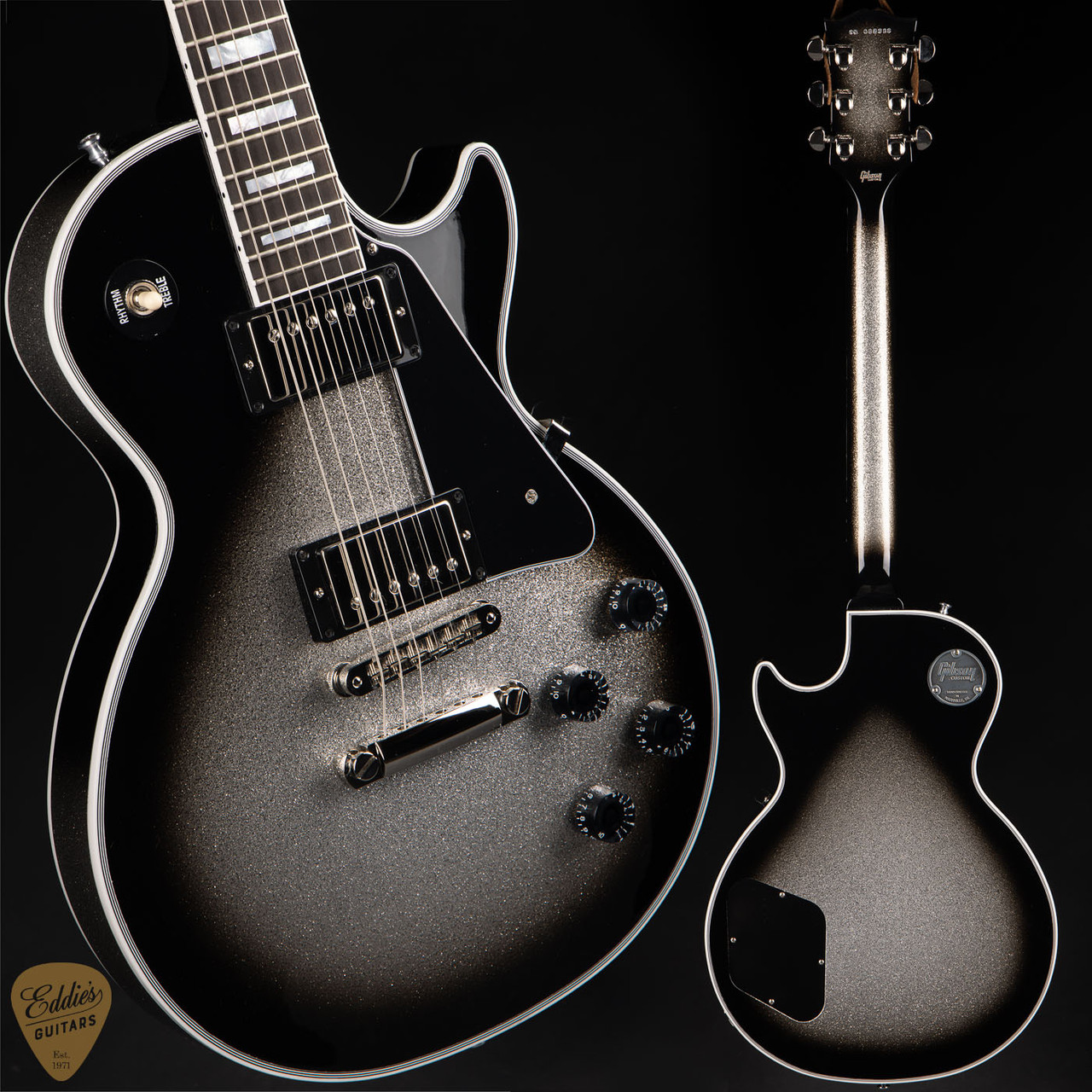 Gibson Custom Shop PSL Les Paul Custom Gloss Silverburst Sparkle