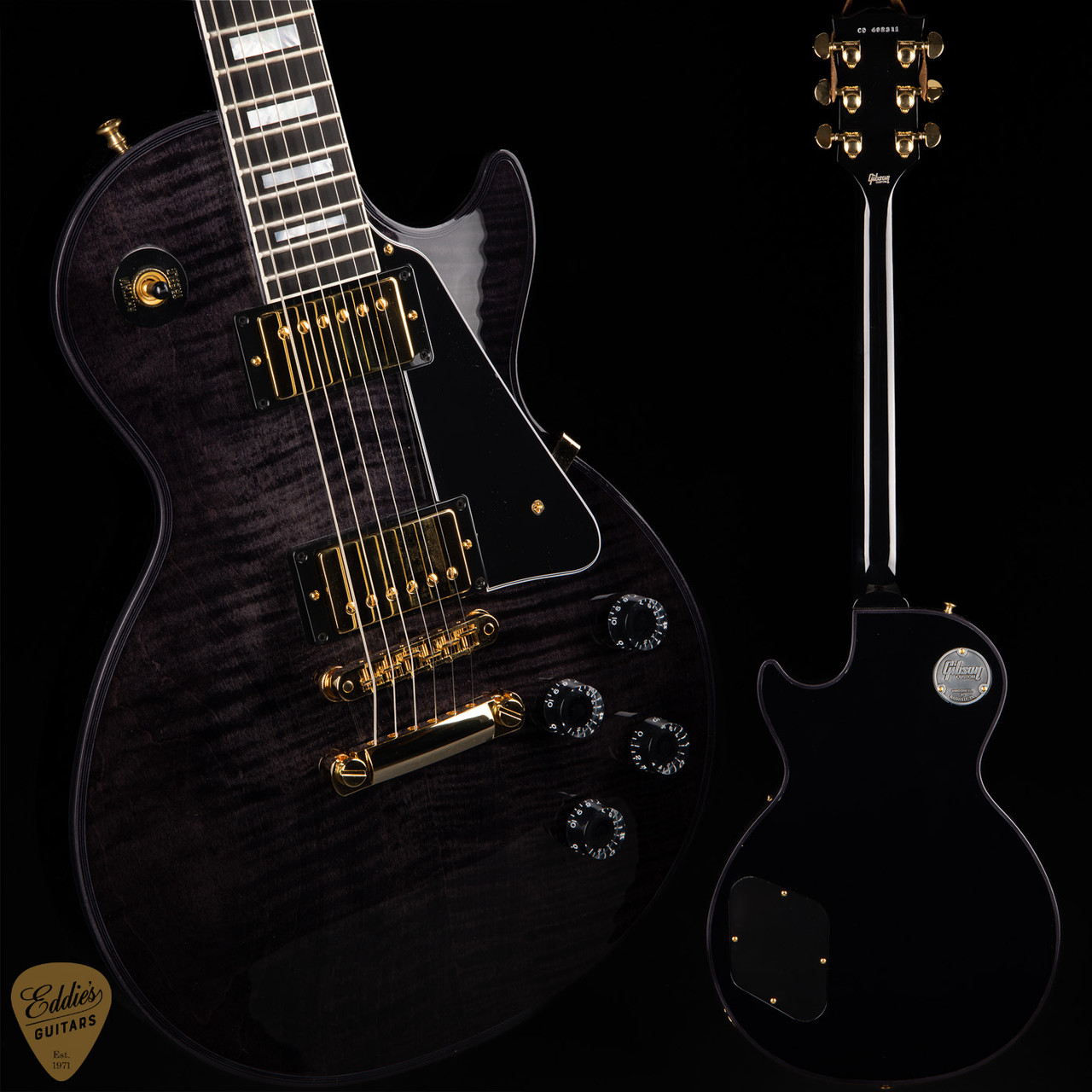 Gibson Custom Shop Made 2 Measure Les Paul Custom Figured Black