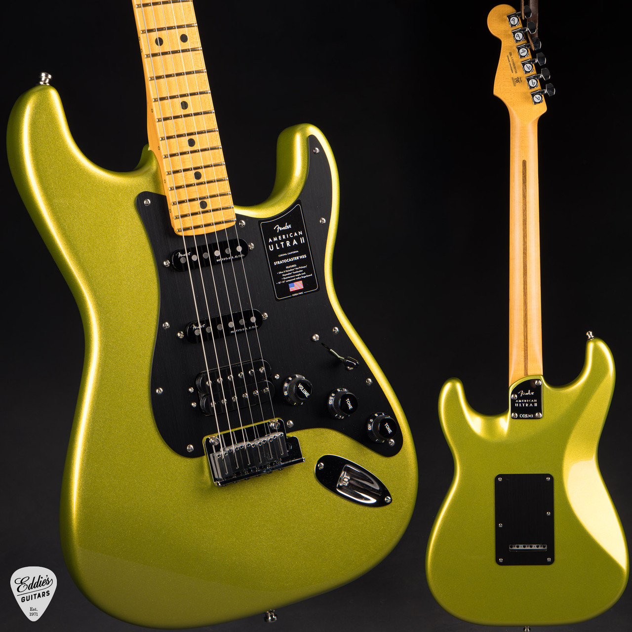Fender American Ultra II Stratocaster HSS - Solar Flare - Eddie's