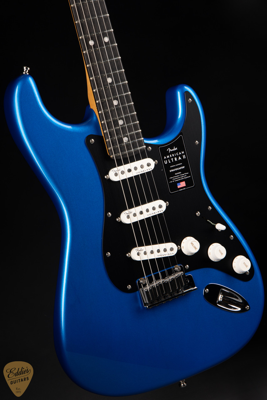 Fender American Ultra II Stratocaster - Noble Blue - Eddie's Guitars