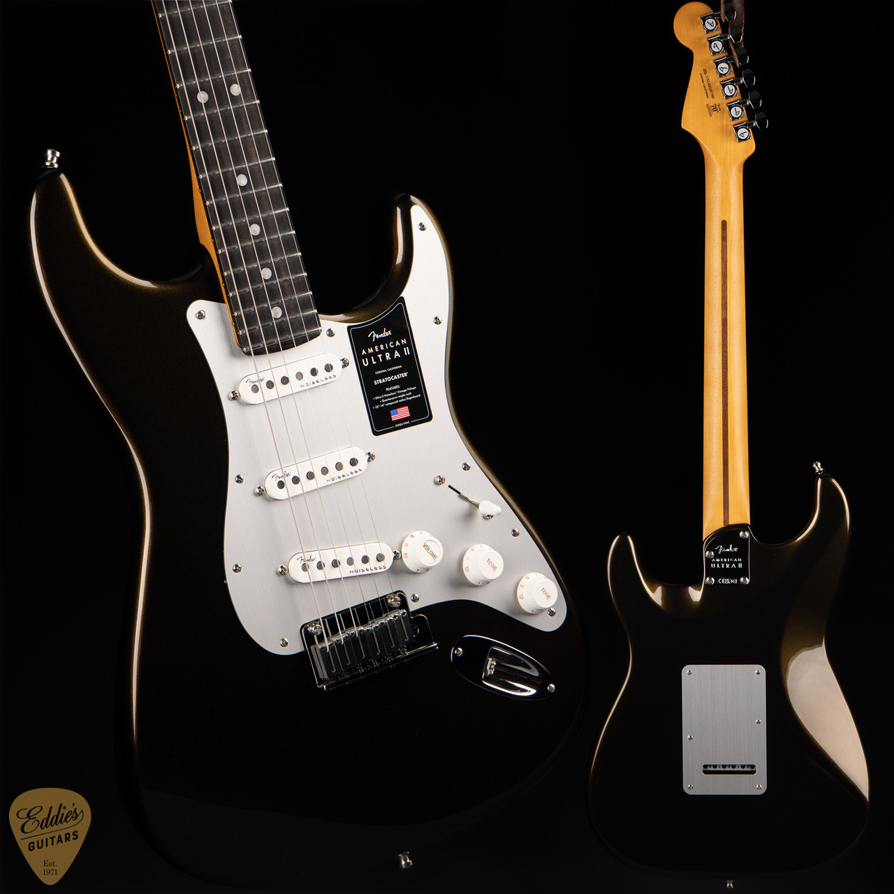 Fender American Ultra II Stratocaster - Texas Tea - Eddie's Guitars