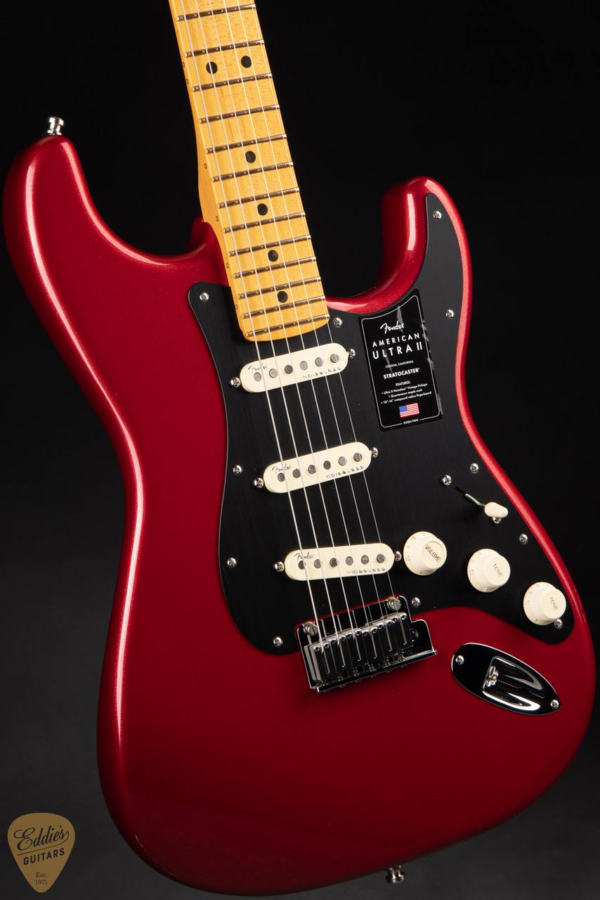 Fender American Ultra II Stratocaster - Sinister Red - Eddie's Guitars