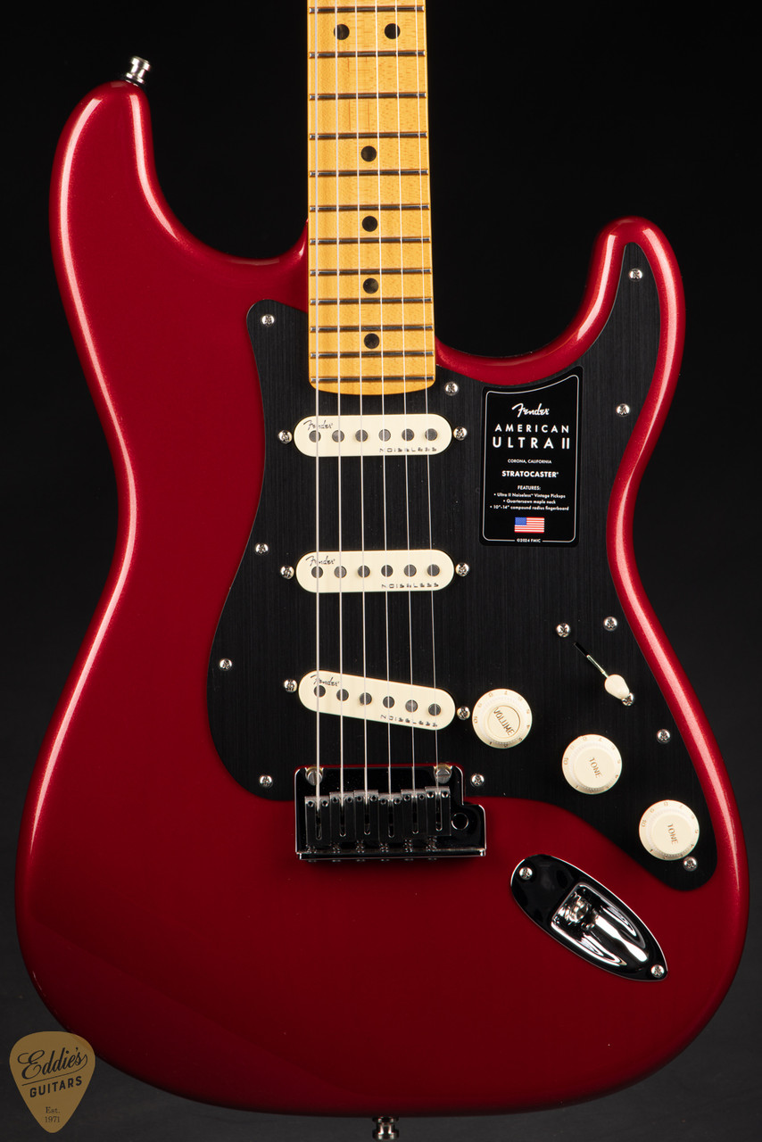 Fender American Ultra II Stratocaster - Sinister Red - Eddie's Guitars