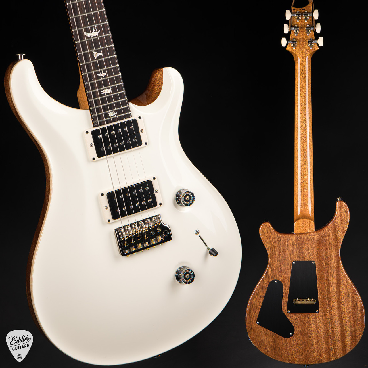 ギター Paul Reed Smith CUSTOM24 Antique White 2024 - PRS Custom 24 - Antique White - Eddie's Guitars