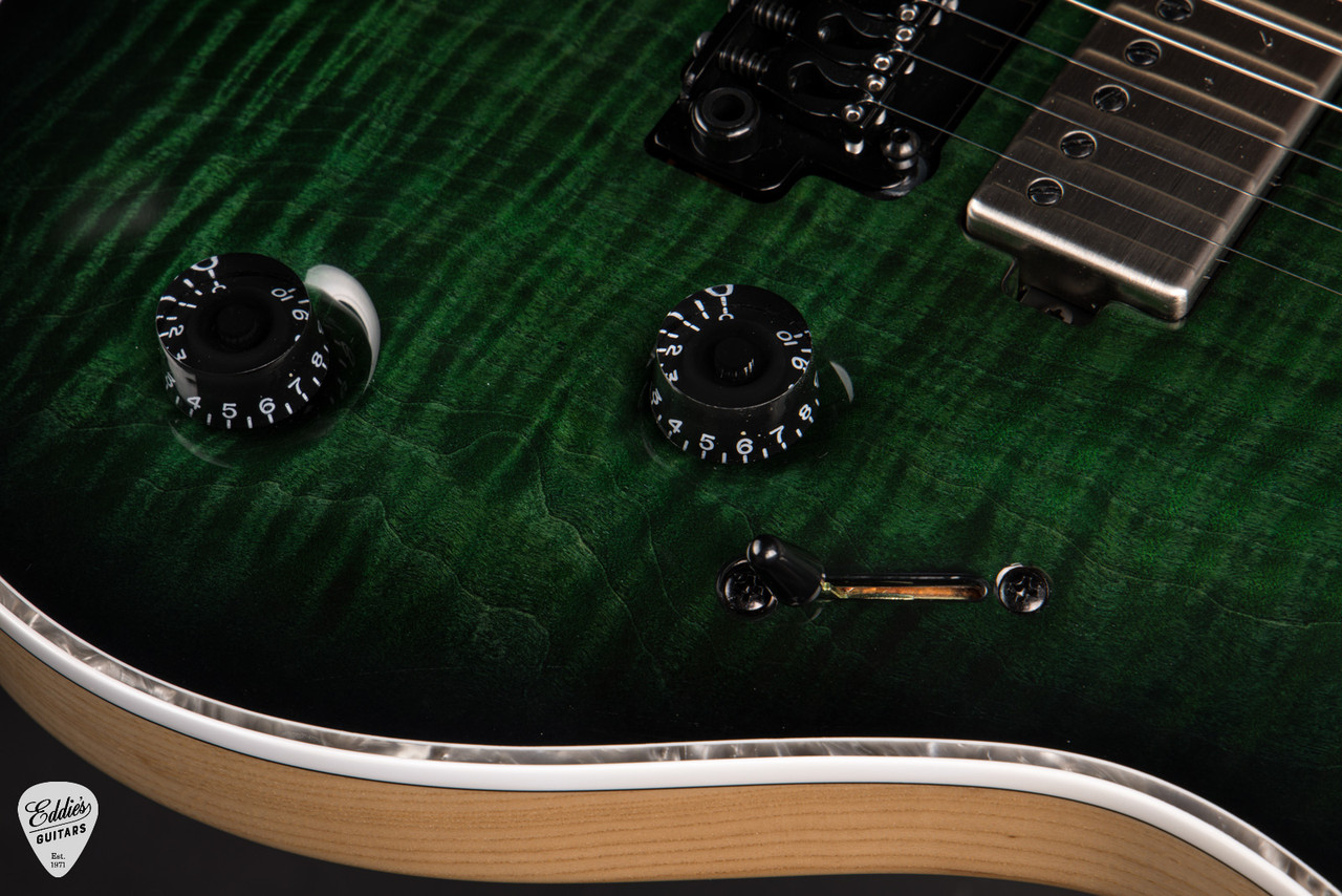 2024 - Mayones Regius Core V24 6 - Transparent Dirty Green Burst