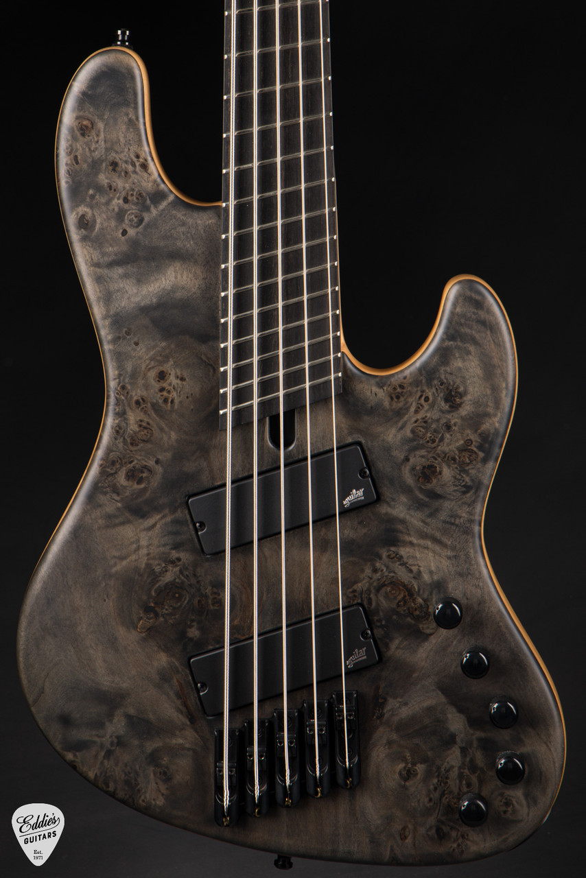 Mayones Jabba Custom EP VF 5 - Transparent Black Satin - Eddie's