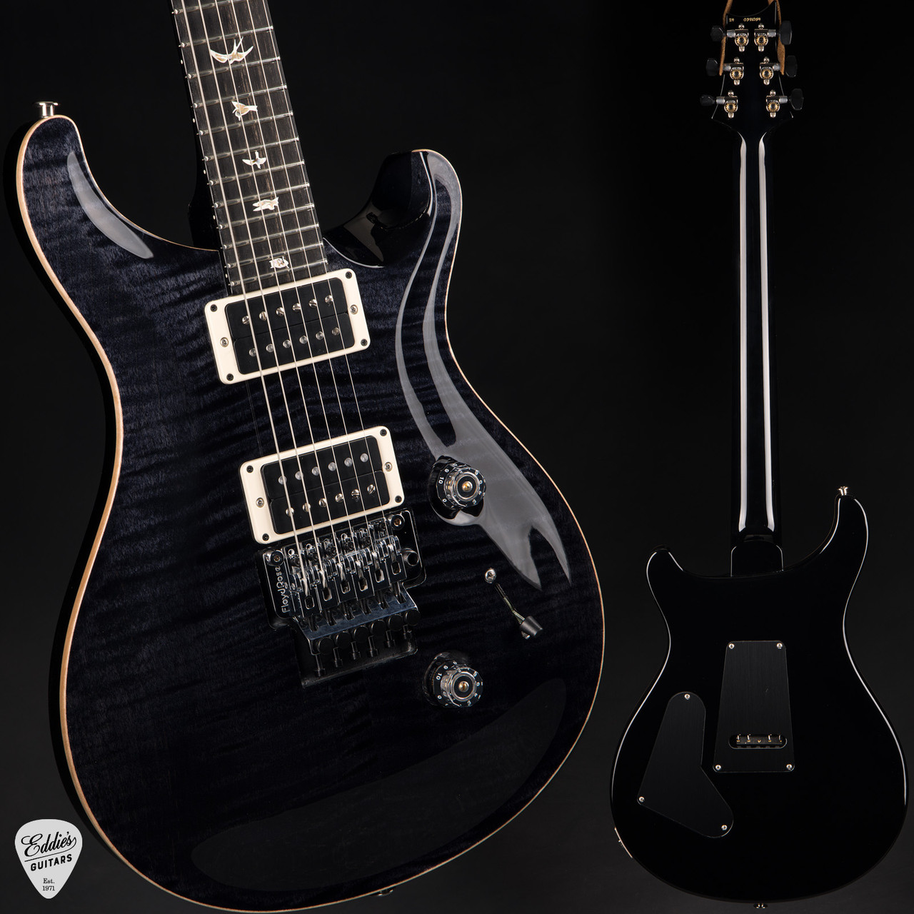 Paul Reed Smith Custom 24 Floyd - Gray Black - Eddie's Guitars