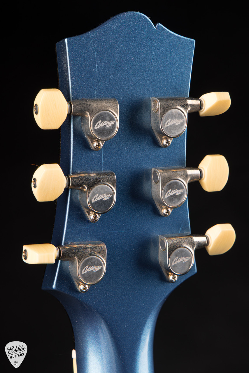 Collings I-35 LC Aged Custom Inlay - Pelham Blue - Eddie's Guitars