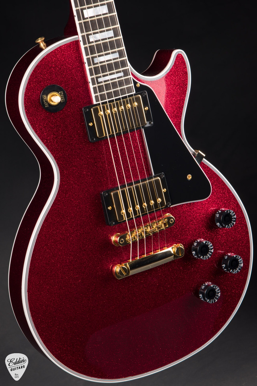 Gibson Custom Shop PSL Les Paul Custom Gloss Wine Red Sparkle 10.0