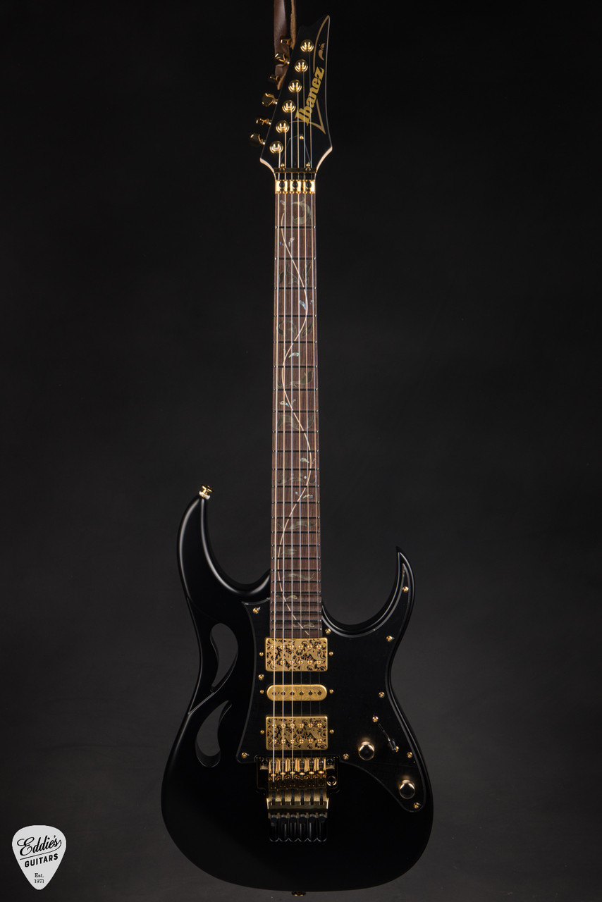 Ibanez PIA3761XB Steve Vai Signature - Onyx Black - Eddie's Guitars
