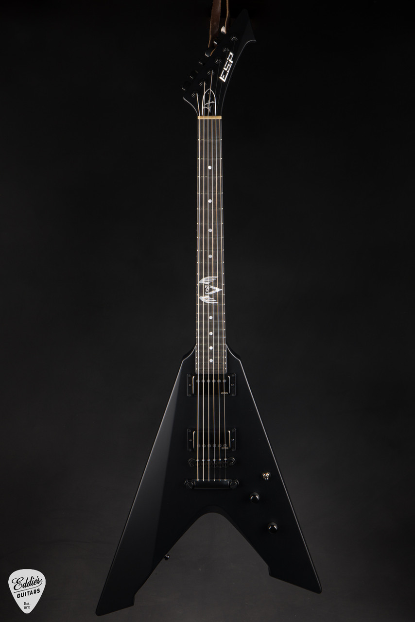 ESP James Hetfield Vulture - Black Satin - Eddie's Guitars