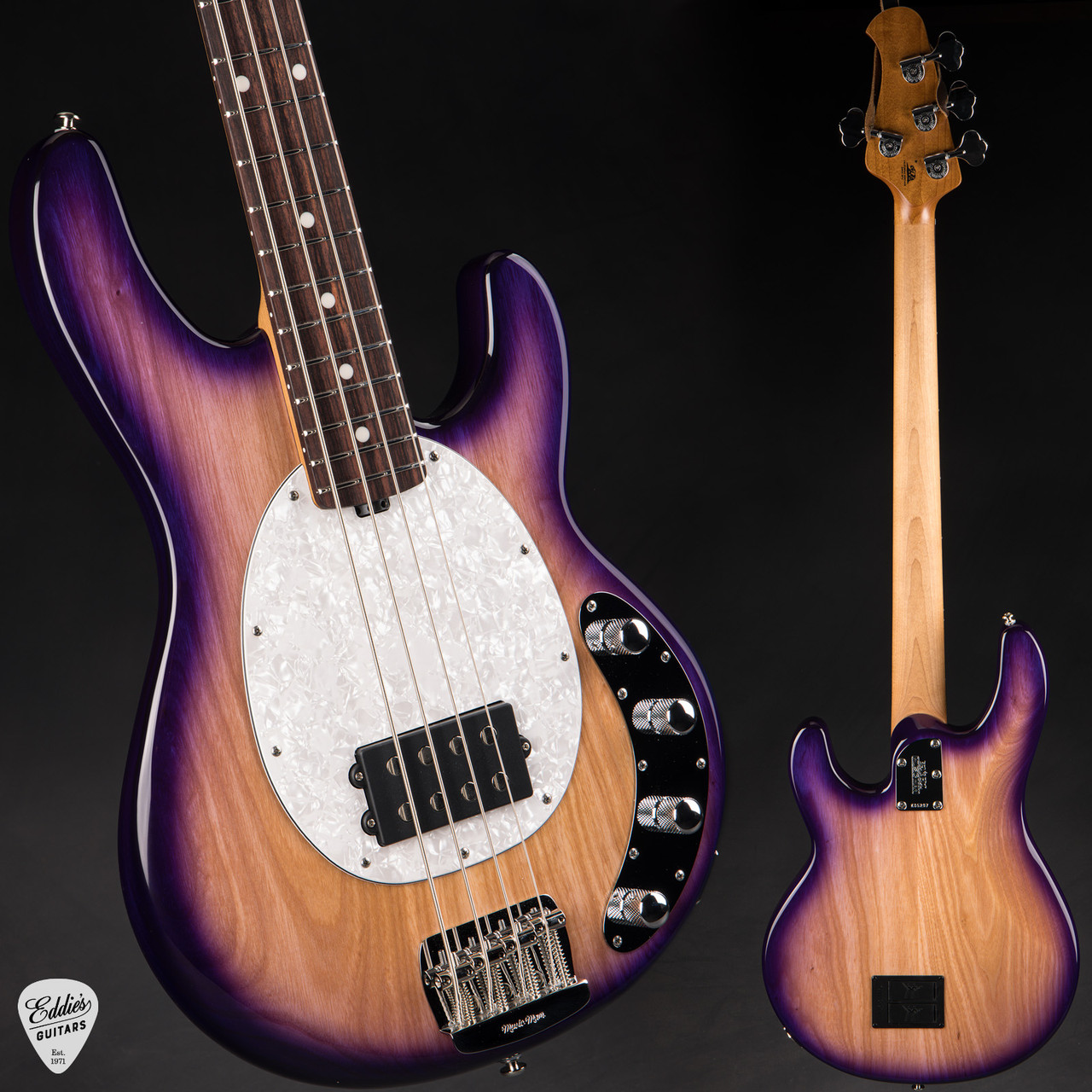 Ernie Ball Music Man StingRay Special - Purple Sunset - Eddie's