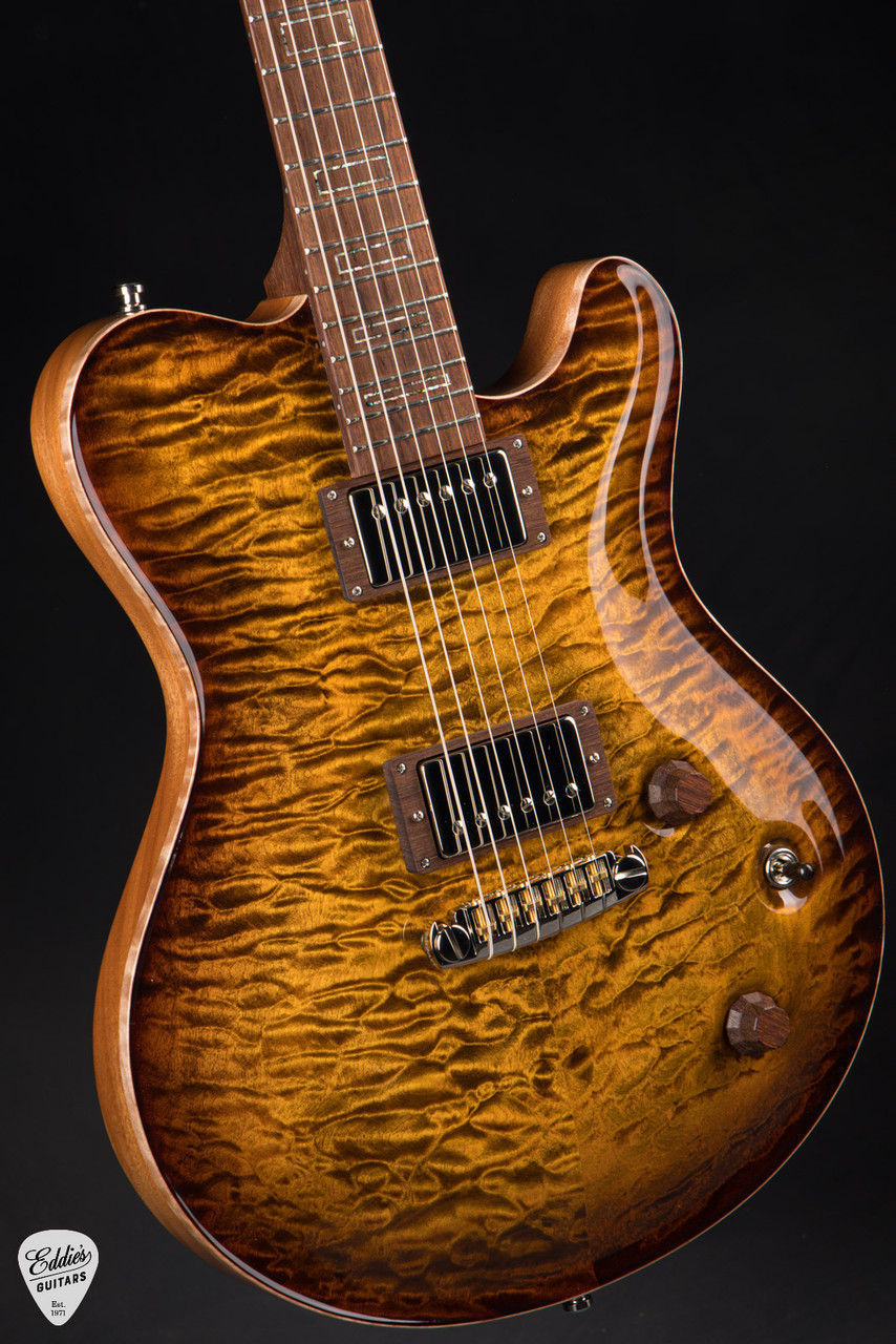 2024 - Nik Huber Dolphin II - Tiger Eye Burst - Eddie's Guitars