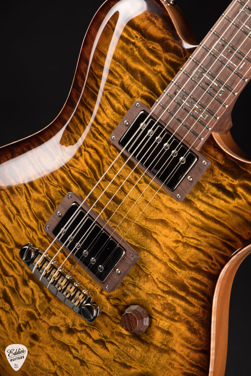 2024 - Nik Huber Dolphin II - Tiger Eye Burst - Eddie's Guitars