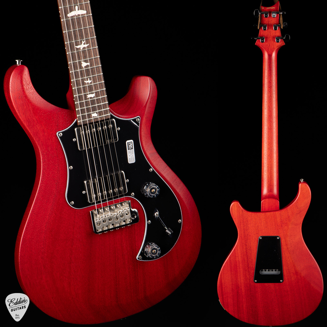 2024 - PRS S2 Standard 24 Satin - Vintage Cherry - Eddie's Guitars