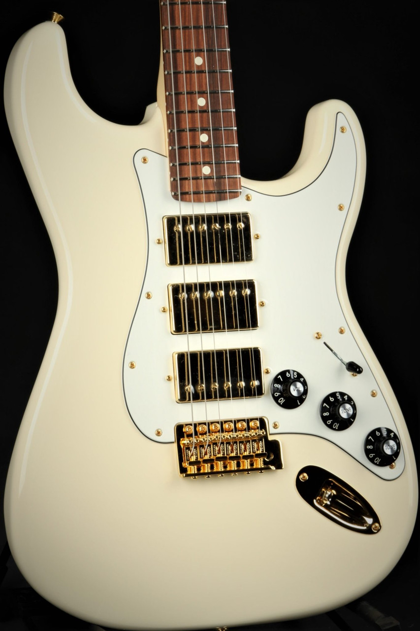 Fender Channel Exclusive Mahogany Black Top Stratocaster HHH