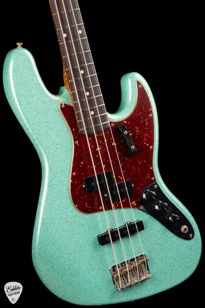 Fender Custom Shop 1964 Jazz Bass Journeyman Relic P/J - Seafoam