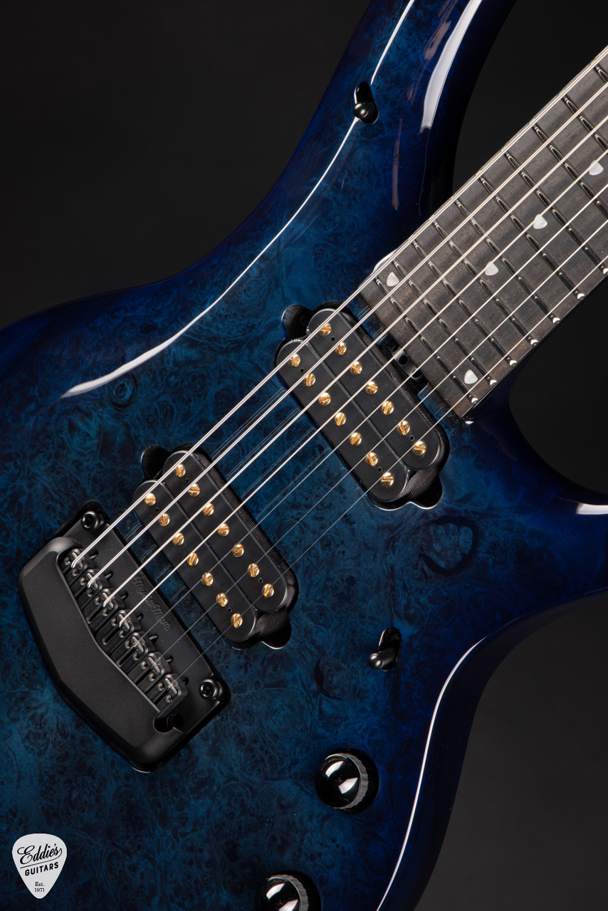 Ernie Ball Music Man BFR Majesty 7 - Blue Ink #6/50 - Eddie's Guitars