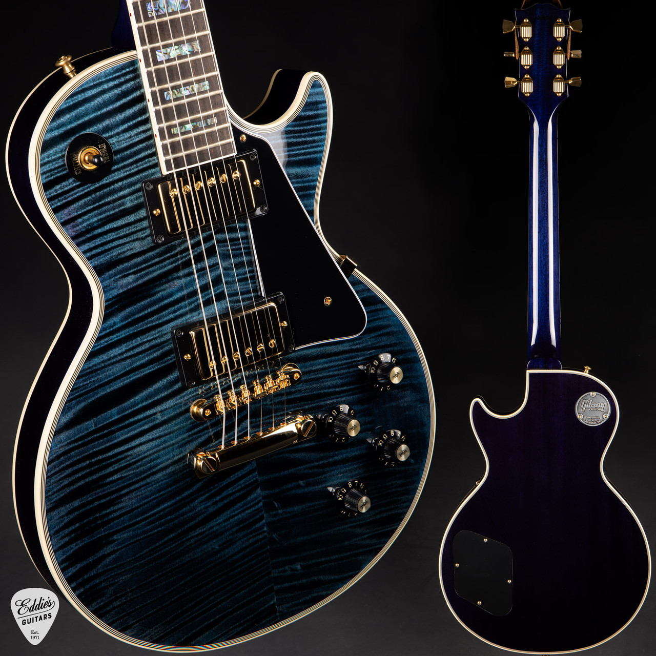 Gibson Custom Shop PSL '68 Les Paul Custom Figured Top Nordic Blue