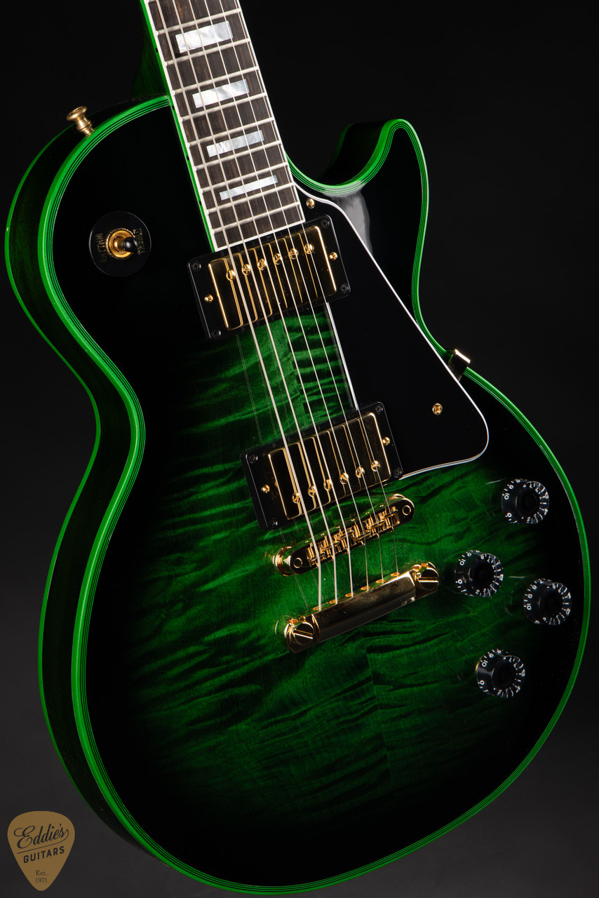 Gibson Custom Shop Made 2 Measure Les Paul Custom Figured Green