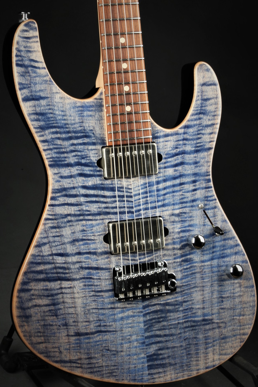 Suhr Modern Roasted - Trans Blue Denim/Slate #JS0L3A - Eddie's Guitars