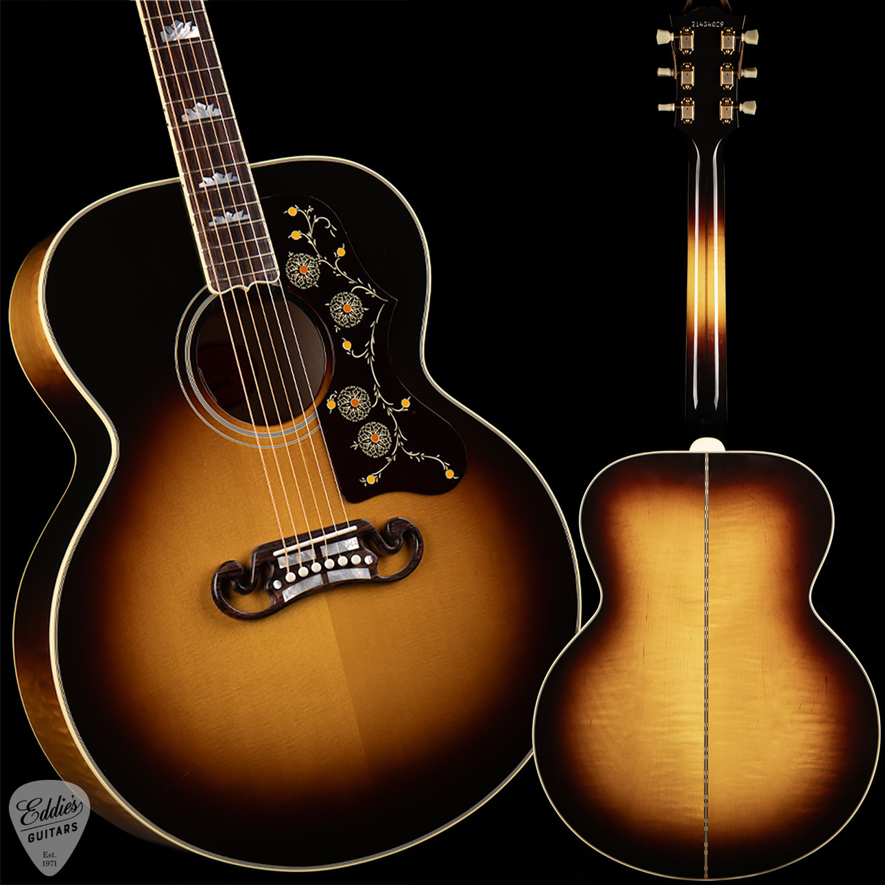 Gibson SJ-200 Original Vintage Sunburst 4.11 #21434029 - Eddie's