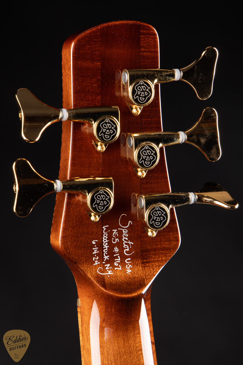 Spector NS-5XL Neck Thru - Caramel Custom - Eddie's Guitars