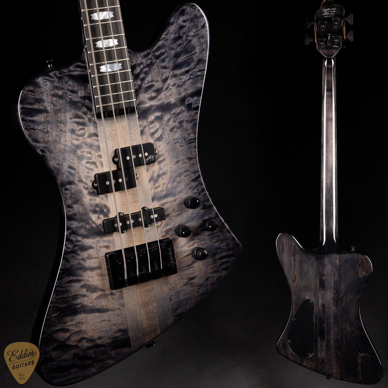 で*明様 Specter 4弦アクティブBass中古 Spector NS-2X 4 String Neck Thru - Charcoal Burst - Eddie's Guitars