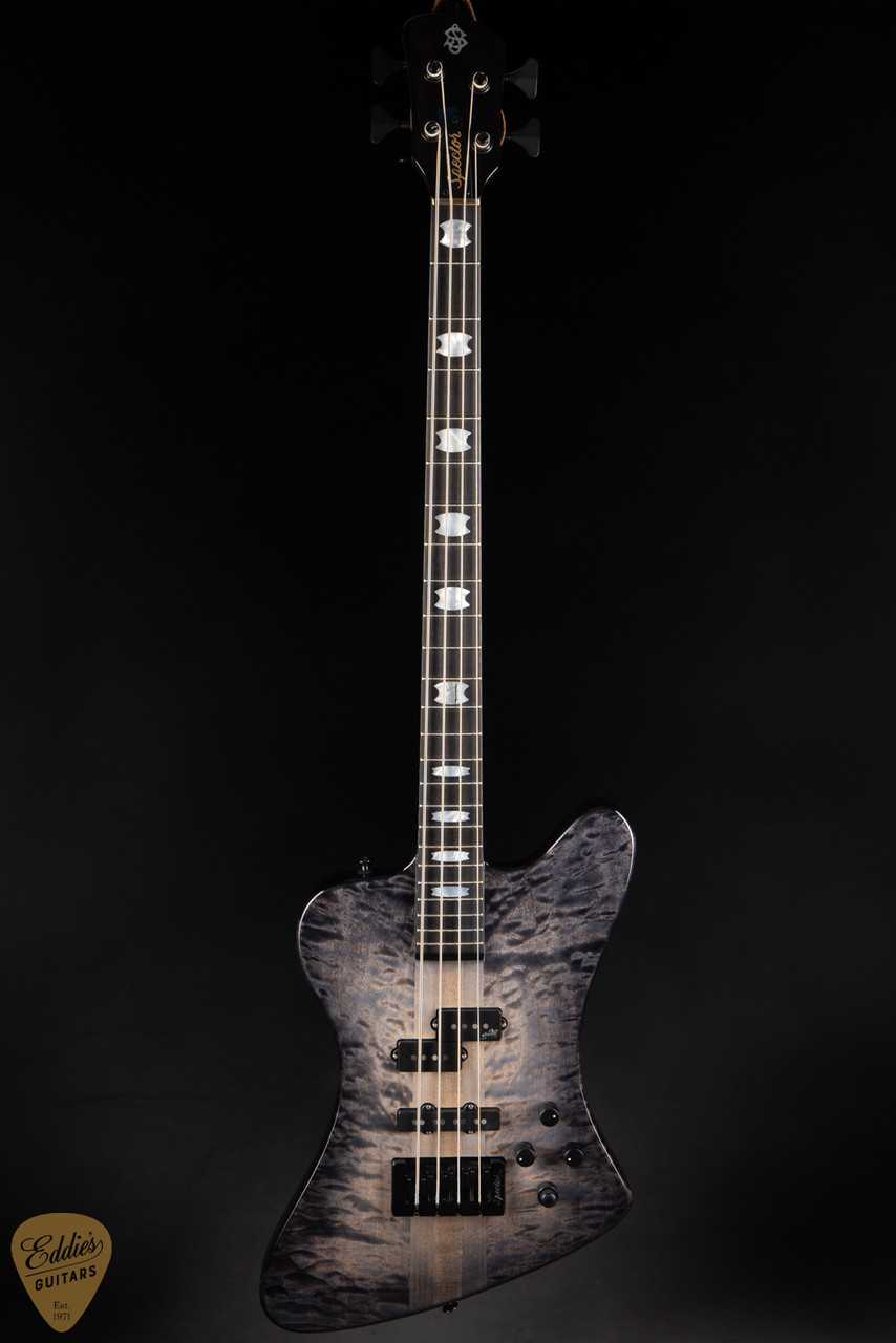 Spector NS-2X 4 String Neck Thru - Charcoal Burst - Eddie's Guitars