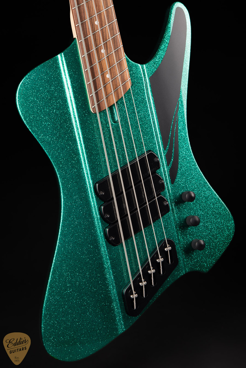 Dingwall D-Roc Standard 5-String Gloss Metal Flake Aquamarine