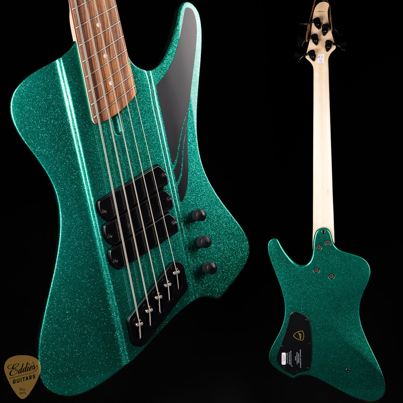 Dingwall D-Roc Standard 5-String Gloss Metal Flake Aquamarine