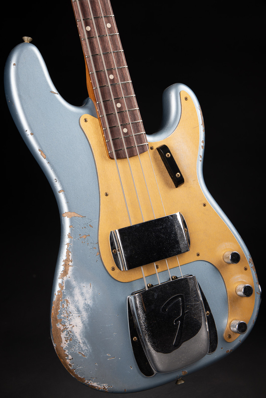 2024 - Fender Custom Shop 64 Precision Bass Heavy Relic P/J - Ice