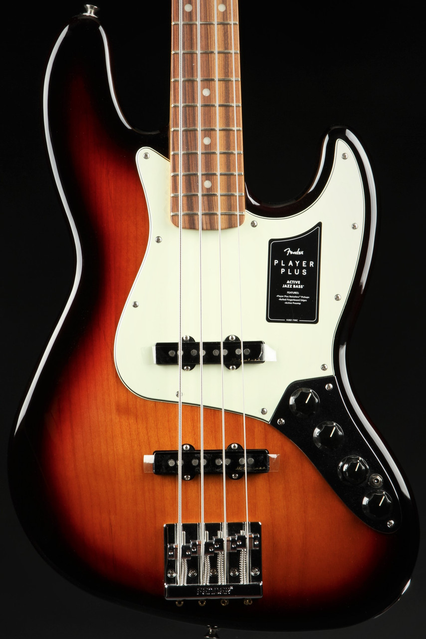 2022 - Fender Player Plus Active Jazz Bass - 3-Color Sunburst