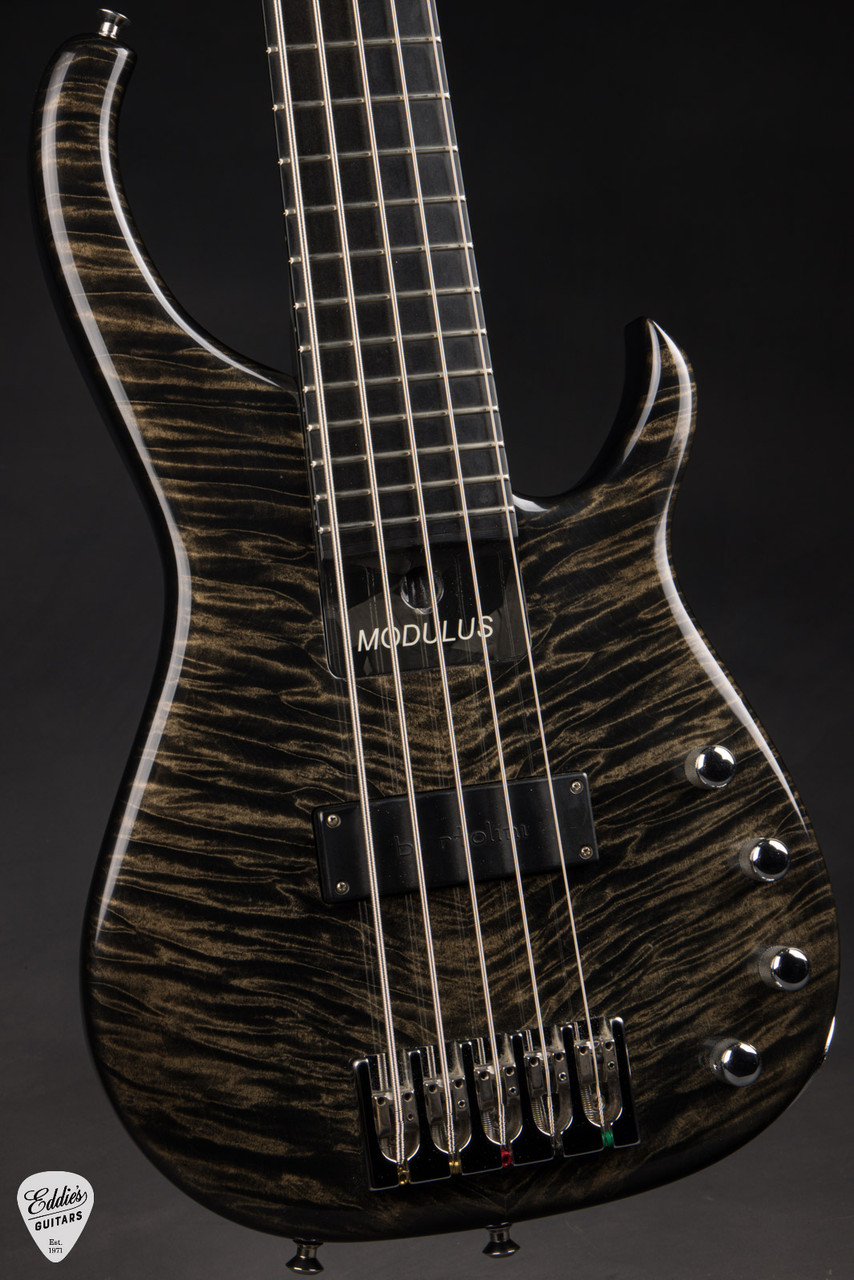 2003 - Modulus Quantum Wide 5 SS - Trans Black - Eddie's Guitars