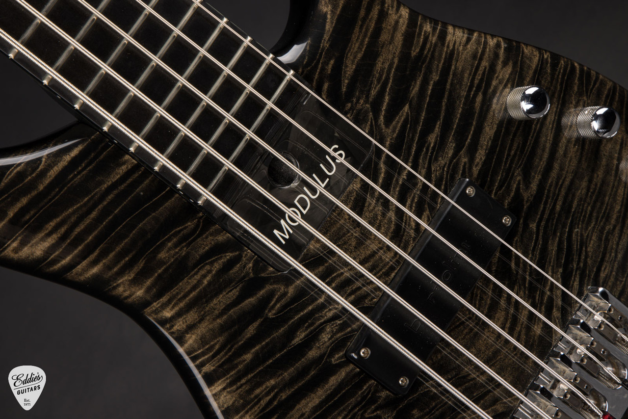 2003 - Modulus Quantum Wide 5 SS - Trans Black - Eddie's Guitars
