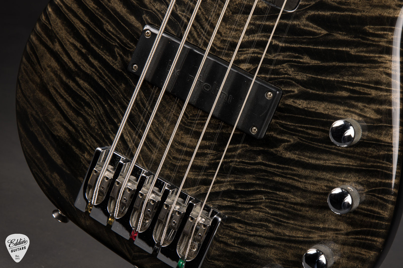 2003 - Modulus Quantum Wide 5 SS - Trans Black - Eddie's Guitars