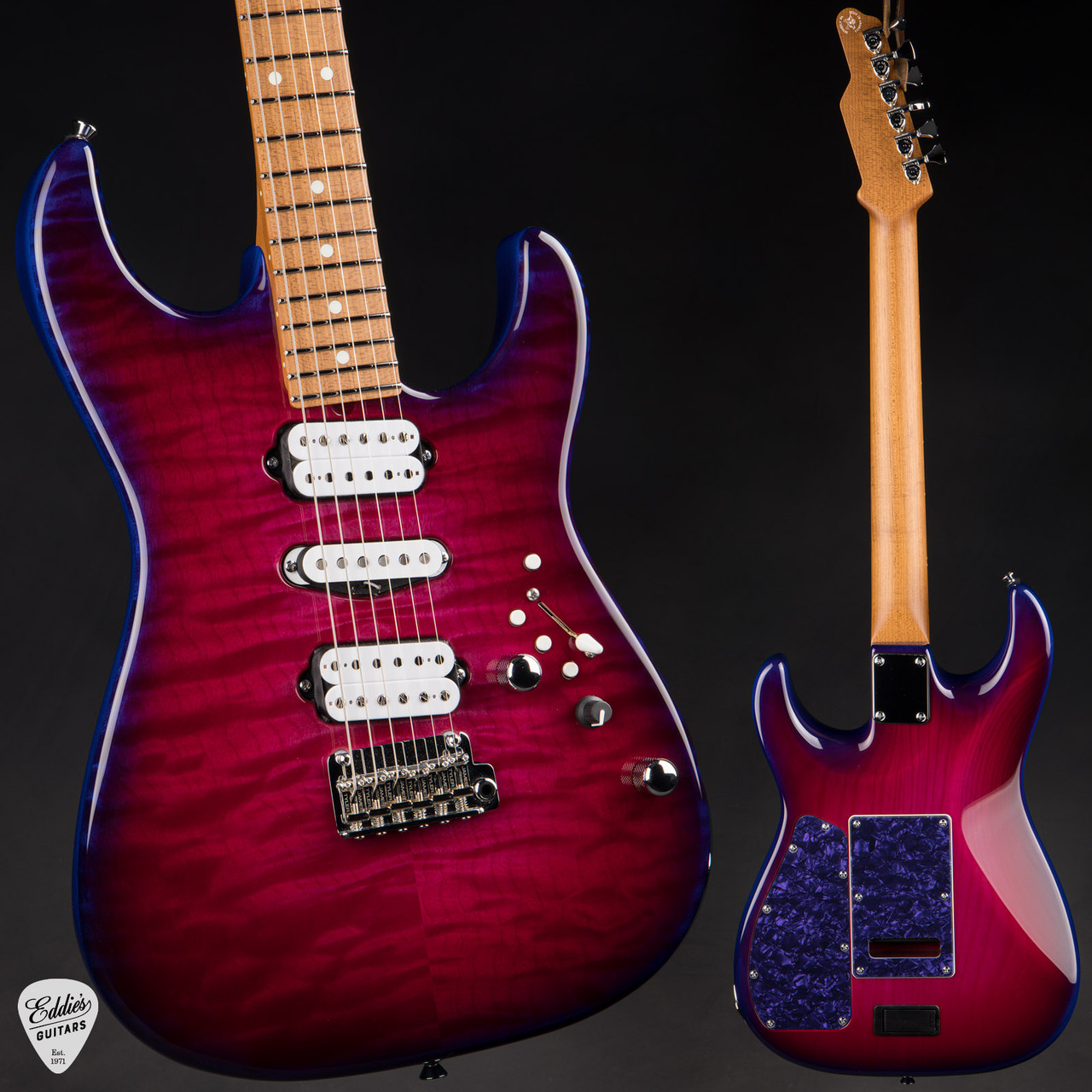 ギター James Tyler Studio Elite HD Jim Burst James Tyler Studio Elite HD - Tylerburst - Eddie's Guitars