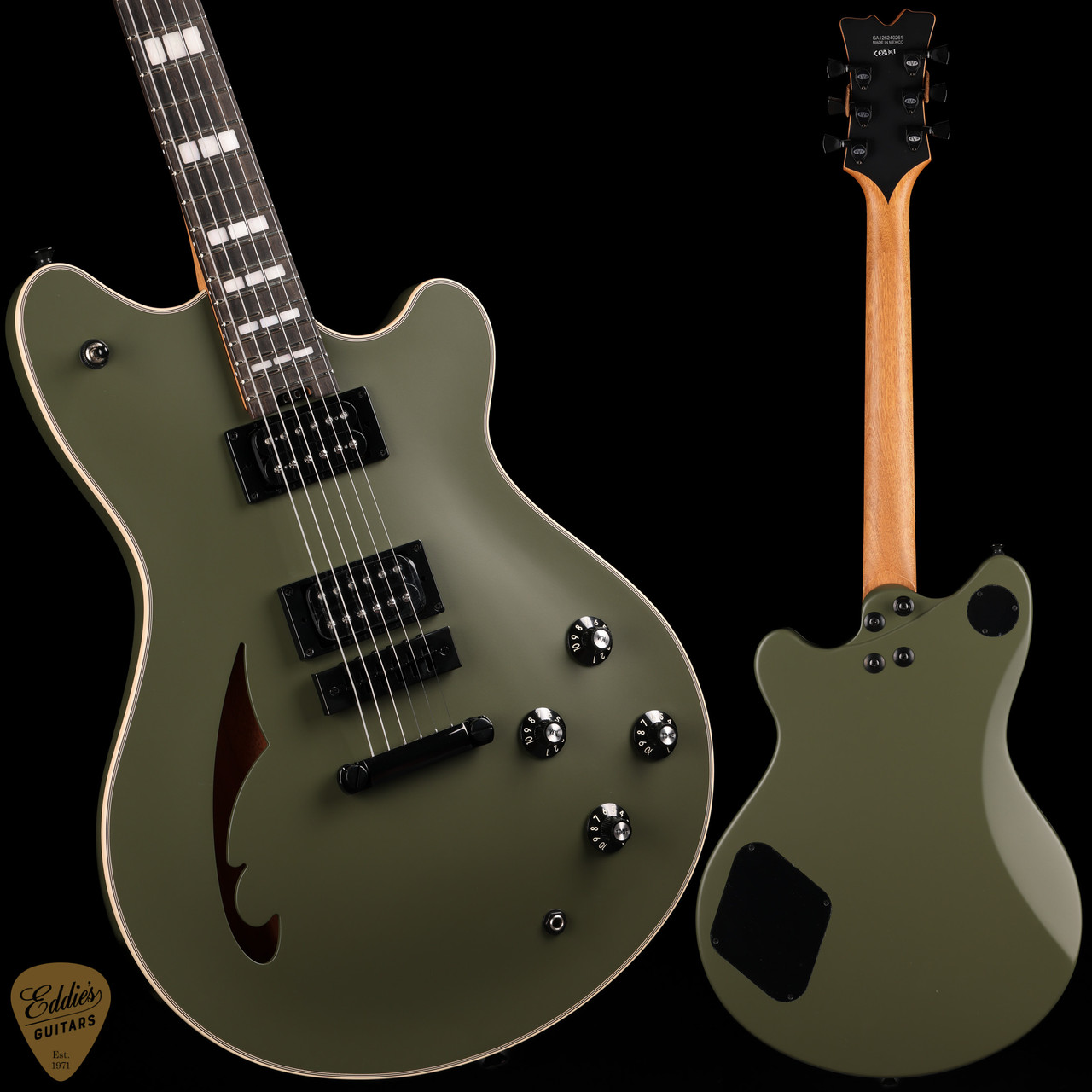 2024 - EVH SA-126 Special - Matte Army Drab - Eddie's Guitars