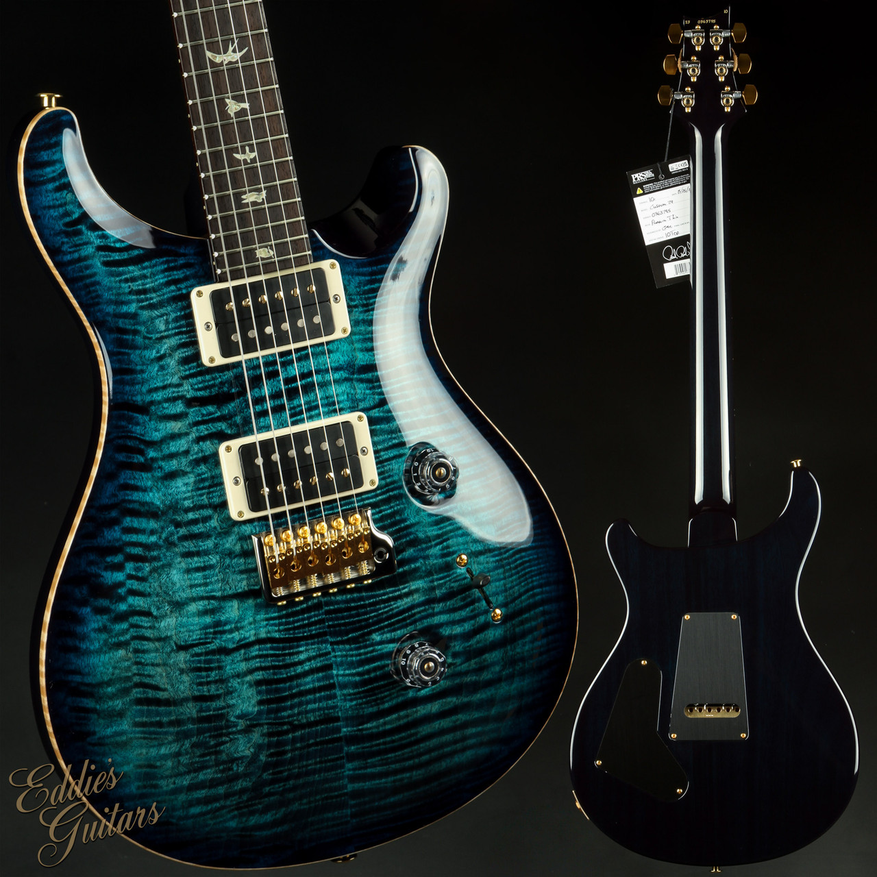 Paul Reed Smith Custom 24 - Cobalt Blue #363795 - Eddie's Guitars