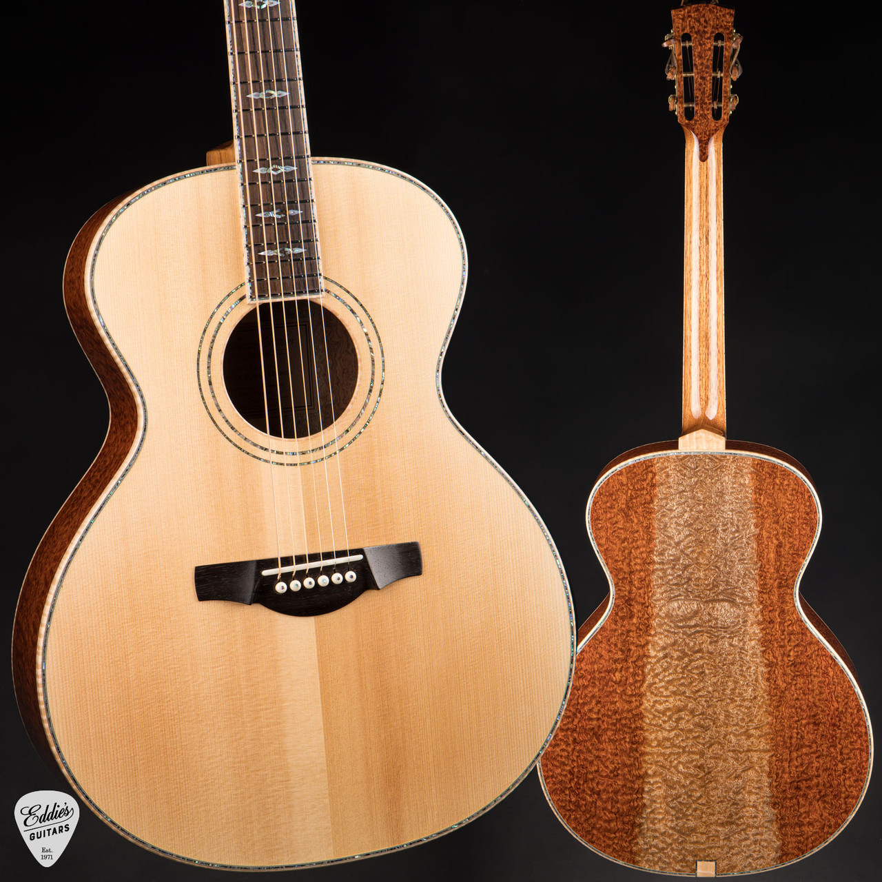 Driftwood Grand Session - Sitka Spruce & Pomelle Bubinga - Eddie's