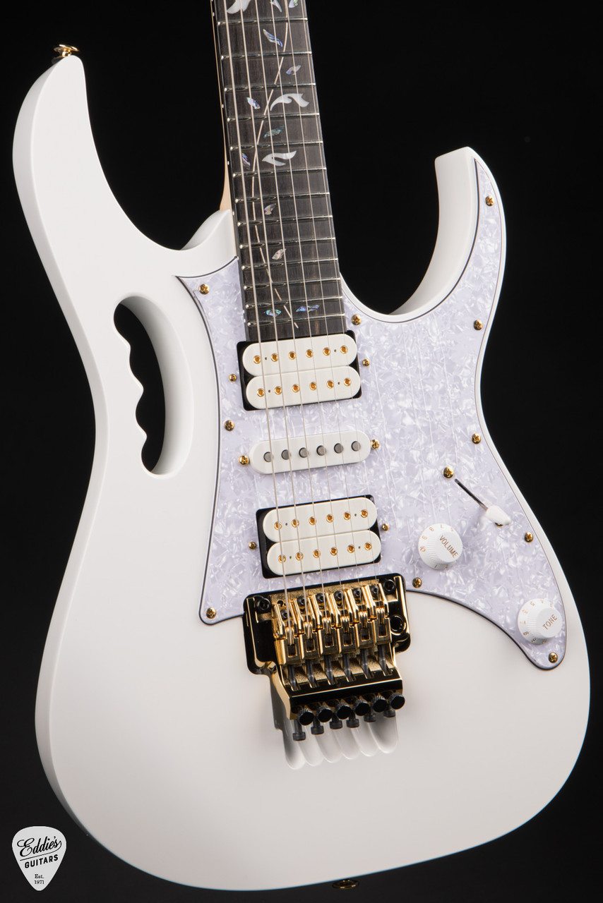 Ibanez JEM7VP Steve Vai Signature - White - Eddie's Guitars