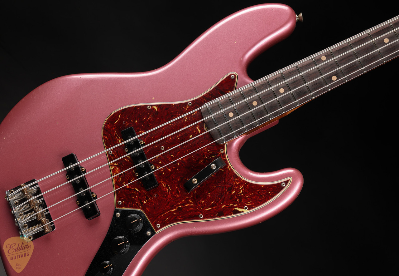 2024 - Fender Custom Shop 1964 Jazz Bass Journeyman - Burgundy