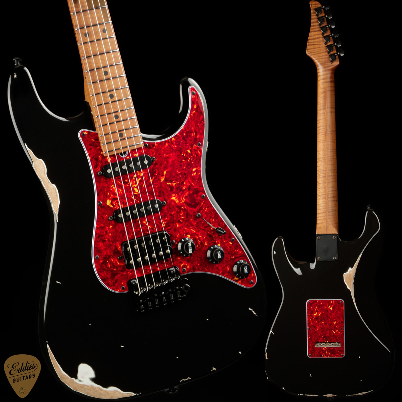 Suhr Eddie's Guitars Exclusive Classic S Antique Roasted - Black