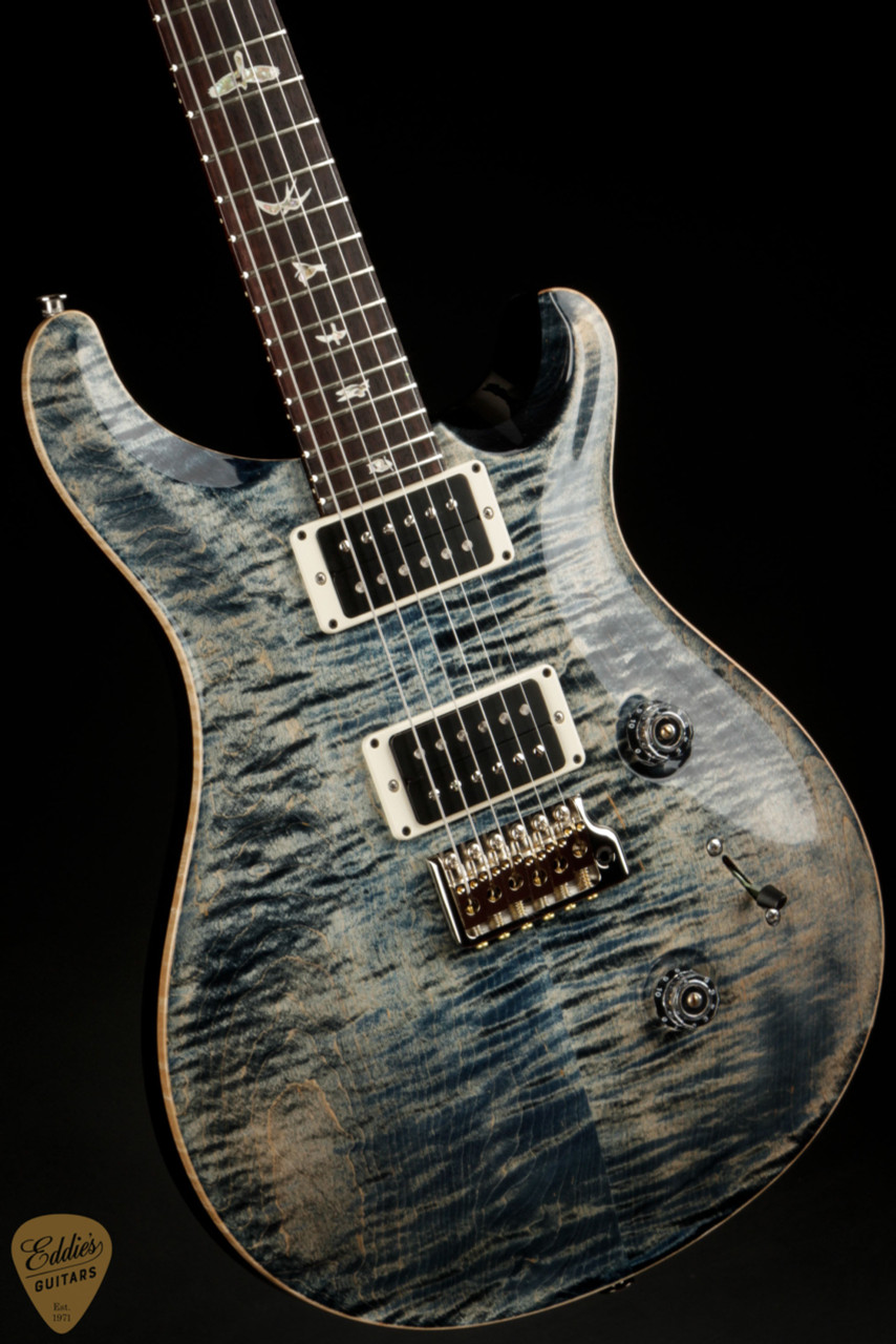 Paul Reed Smith Custom 24 - Faded Whale Blue #379047 - Eddie's Guitars