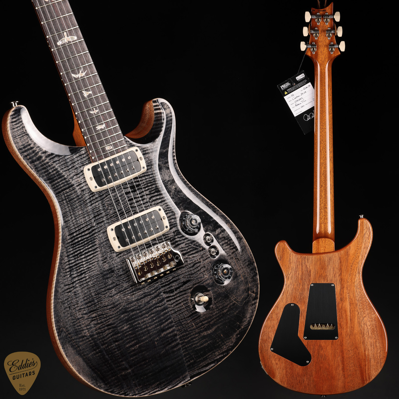 Paul Reed Smith Custom 24-08 - Charcoal - Eddie's Guitars