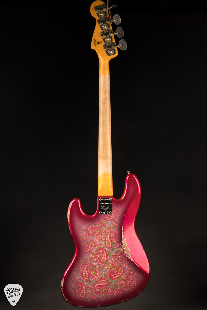 Fender Custom Shop LTD Jazz Bass Heavy Relic - Aged Pink Paisley