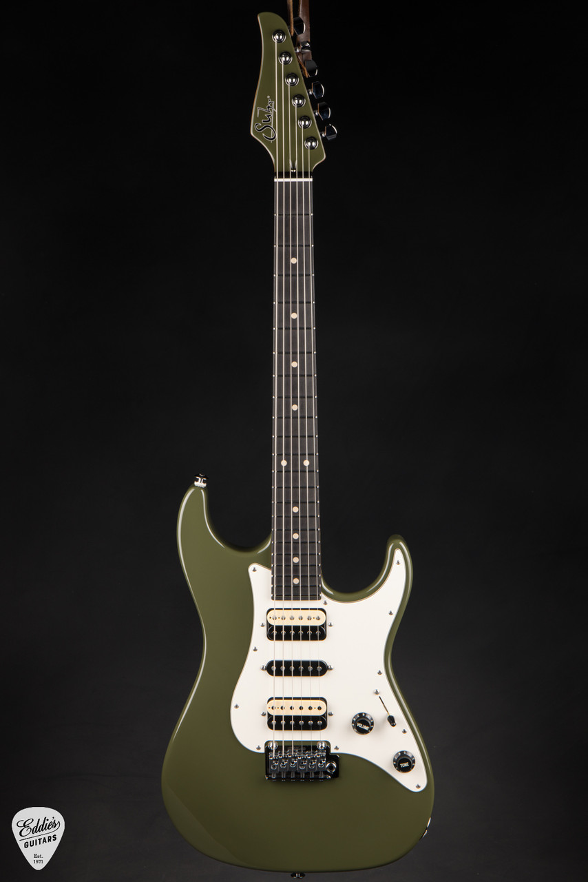 Suhr Standard Roasted - Dark Forest Green - Eddie's Guitars