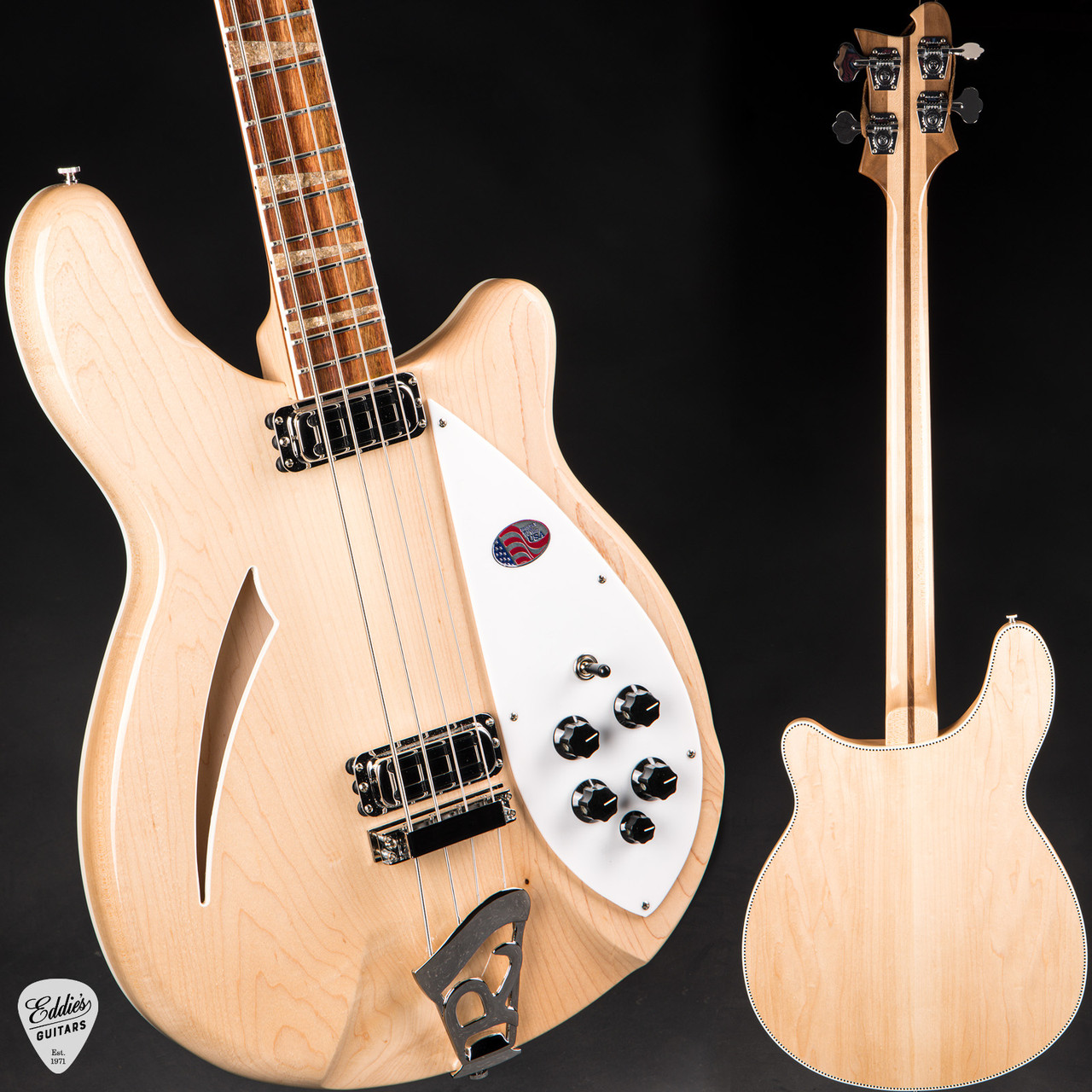 2024 - Rickenbacker 4005V - Maple Glo #2425716 - Eddie's Guitars