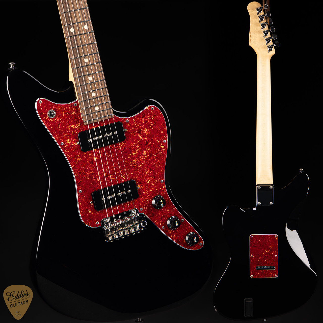 ギター GREAT suhr classic JM JAZZ MASTER PO Suhr Classic JM - Black #79927 - Eddie's Guitars